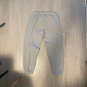 Aritzia TNA Cozy Fleece Mega Sweatpant, Heather Chrome, Size Small